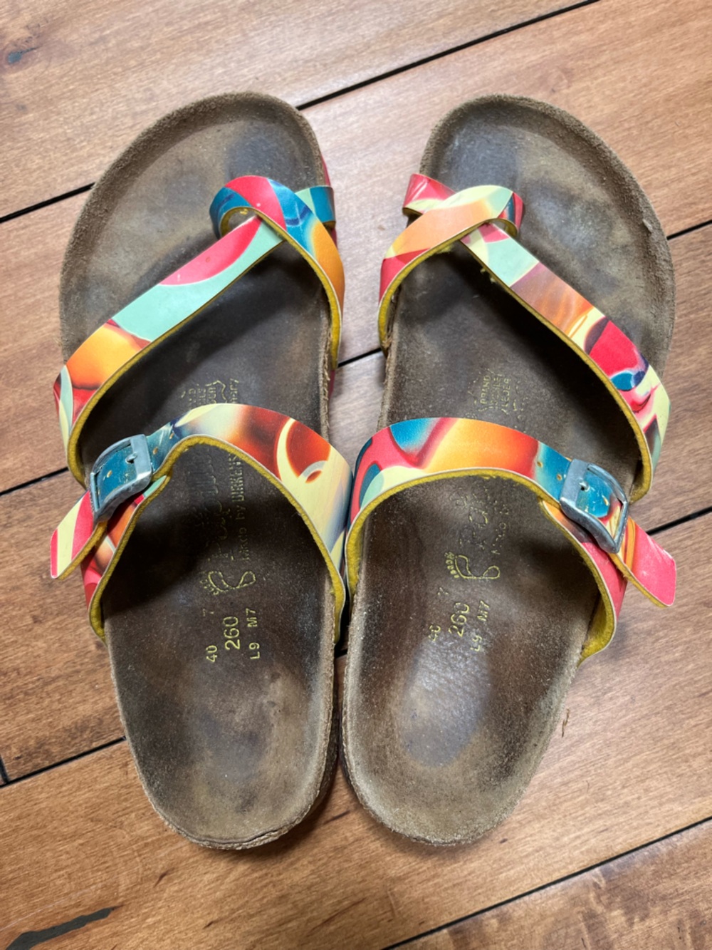 Birkenstock Papillio Mayari Multicolor Print Women’s Sandals